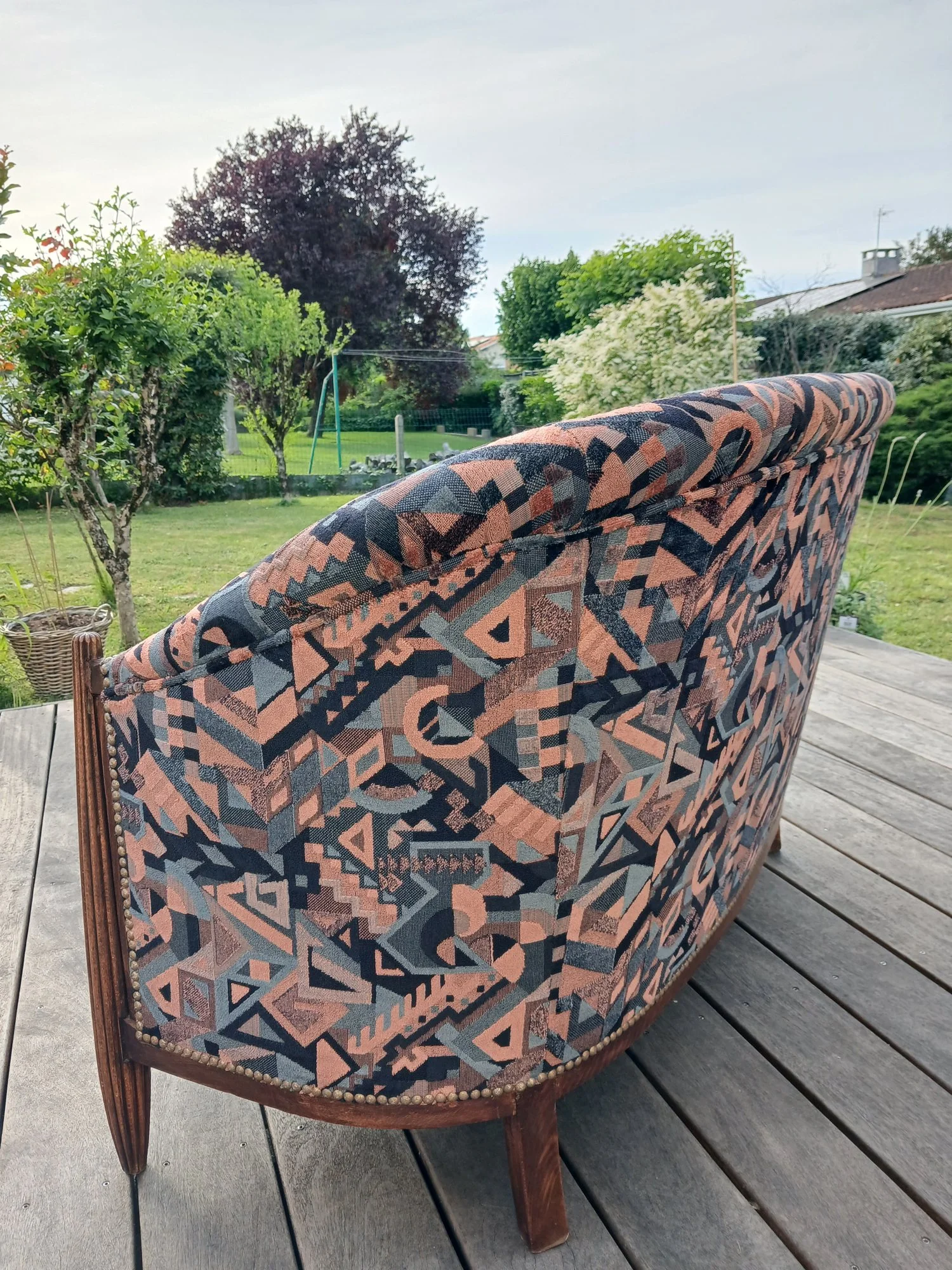 Canapé Art déco · après